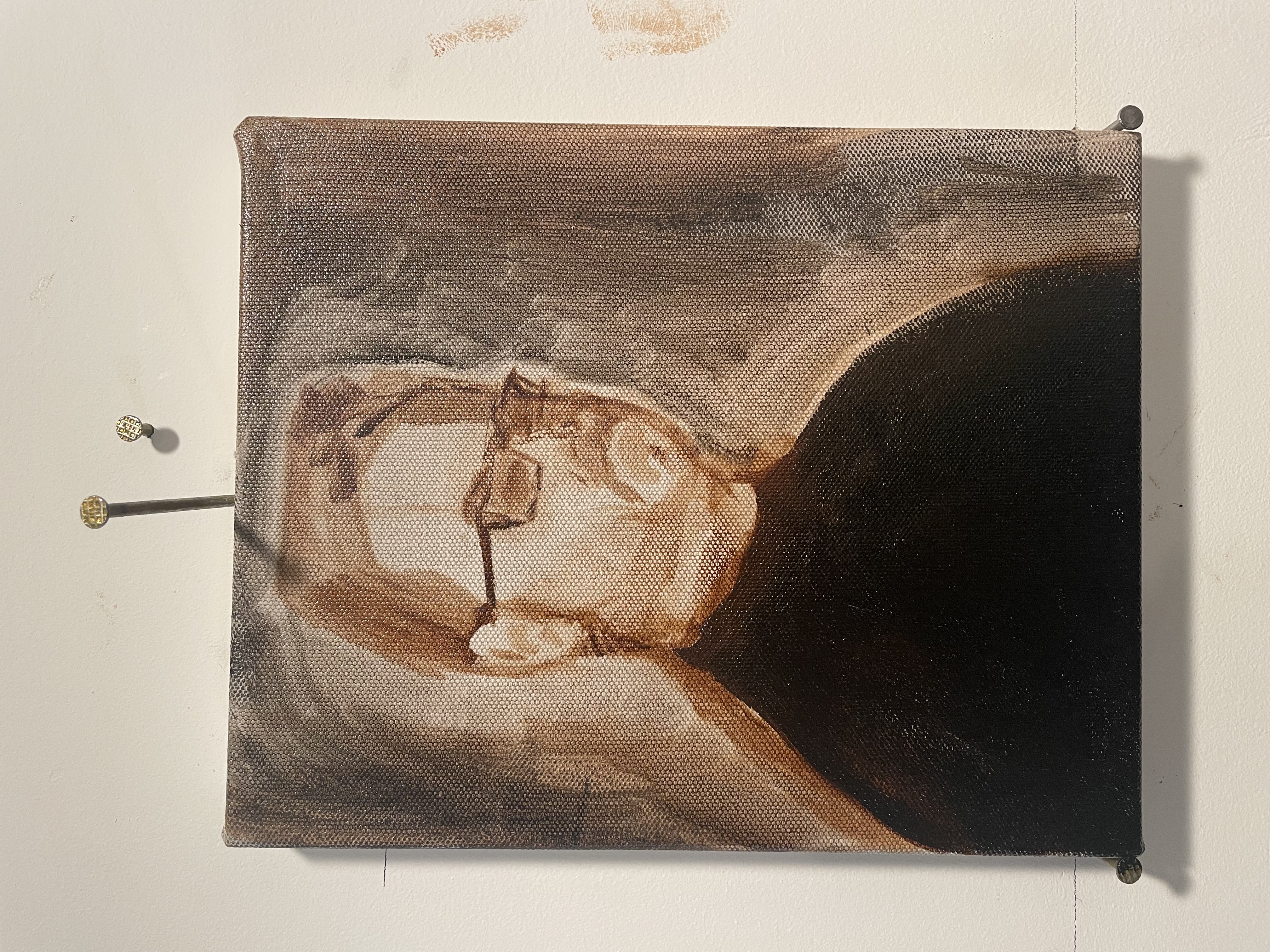 Self-Portrait Oil Sketch