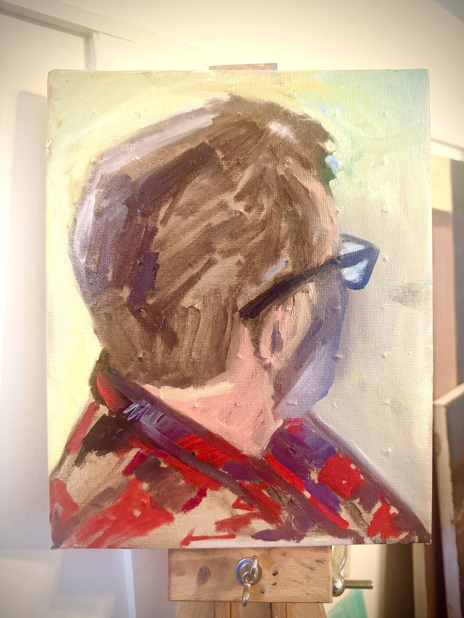 Self-Portrait, Turning Away